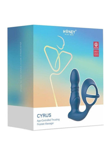 Cyrus App-Control Thrusting Rechargeable Prostate Massager with Cock Ring