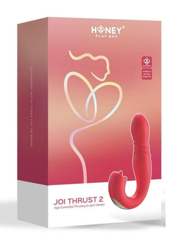 Joi Thrust 2 App-Controlled Thrusting G-Spot Vibrator & Clit Licker
