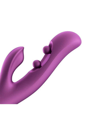 Gem Pressure Sensing App-Controlled Twin Balls Rabbit Vibrator