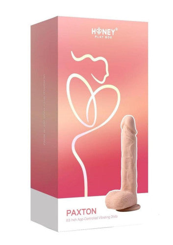 PAXTON – App-Controlled 8.5 Inch Realistic Vibrating Dildo