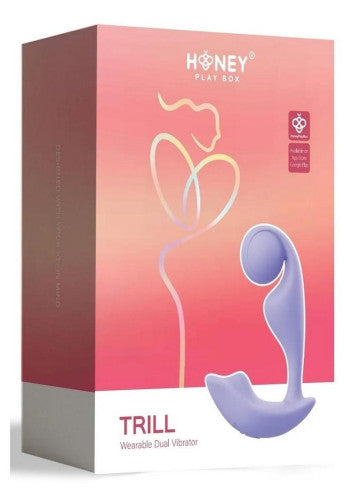 Trill Wearable Single Ball Rechargeable Silicone Dual Vibrator - Hands-Free Pleasure & Powerful Stimulation
