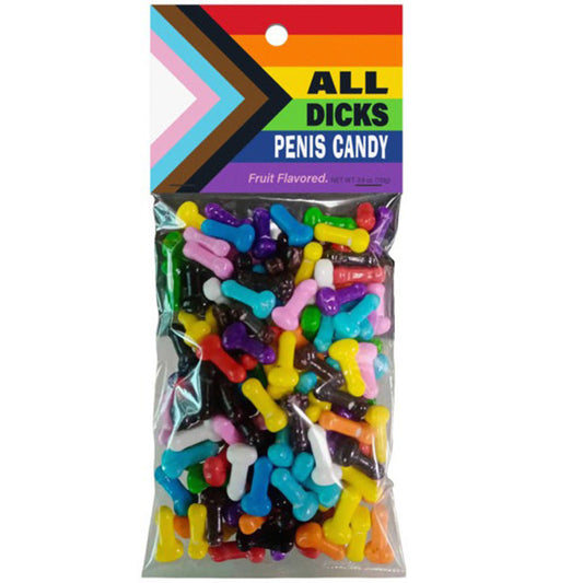 All Dicks Penis Candy - Edible, Penis-Shaped Gag Gift for Adults, Adult Novelty Candy