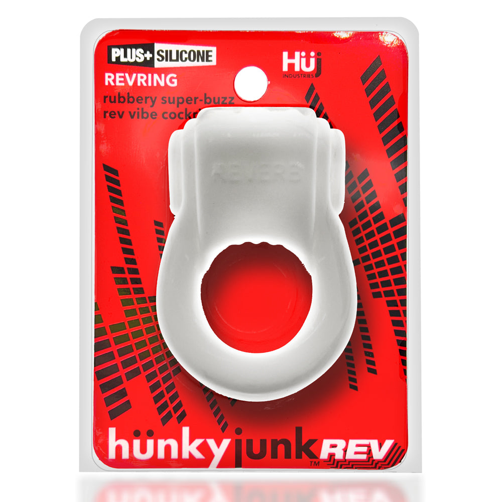 Revring Ring White Ice with Black Vibe – Vibrating Cock Ring for Men