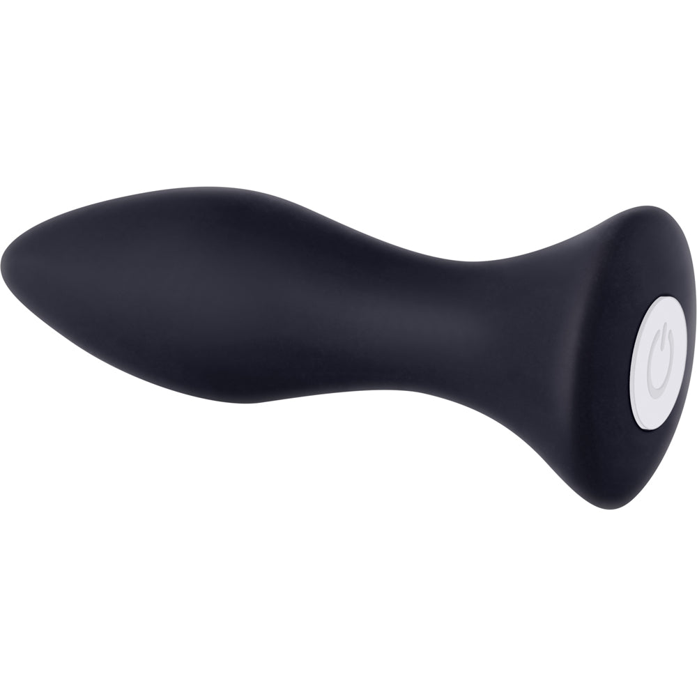 Mighty Mini Black Vibrating Anal Plug - Compact Portable Sex Toy