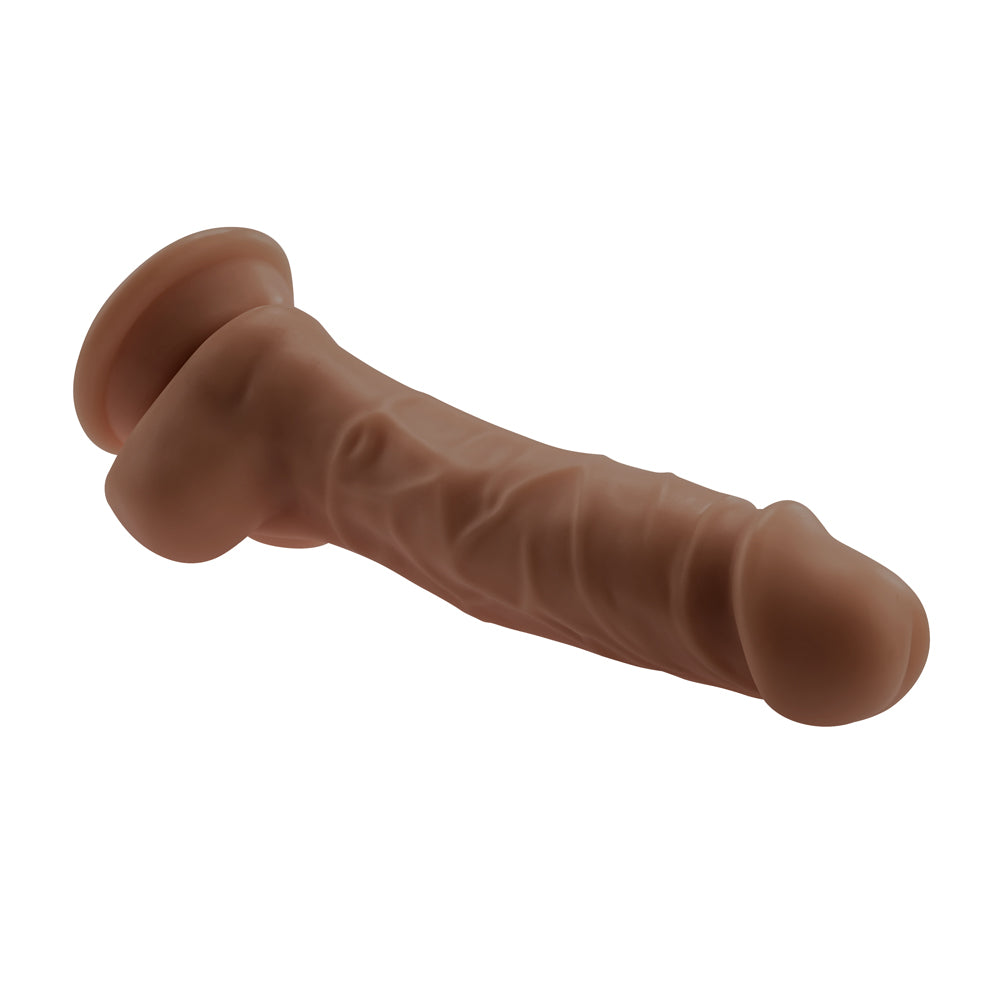6" Pvc Dildo Dark
