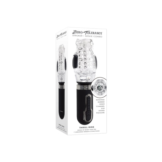 Thrill Ride - High-Speed Amusement Park Roller Coaster Experience