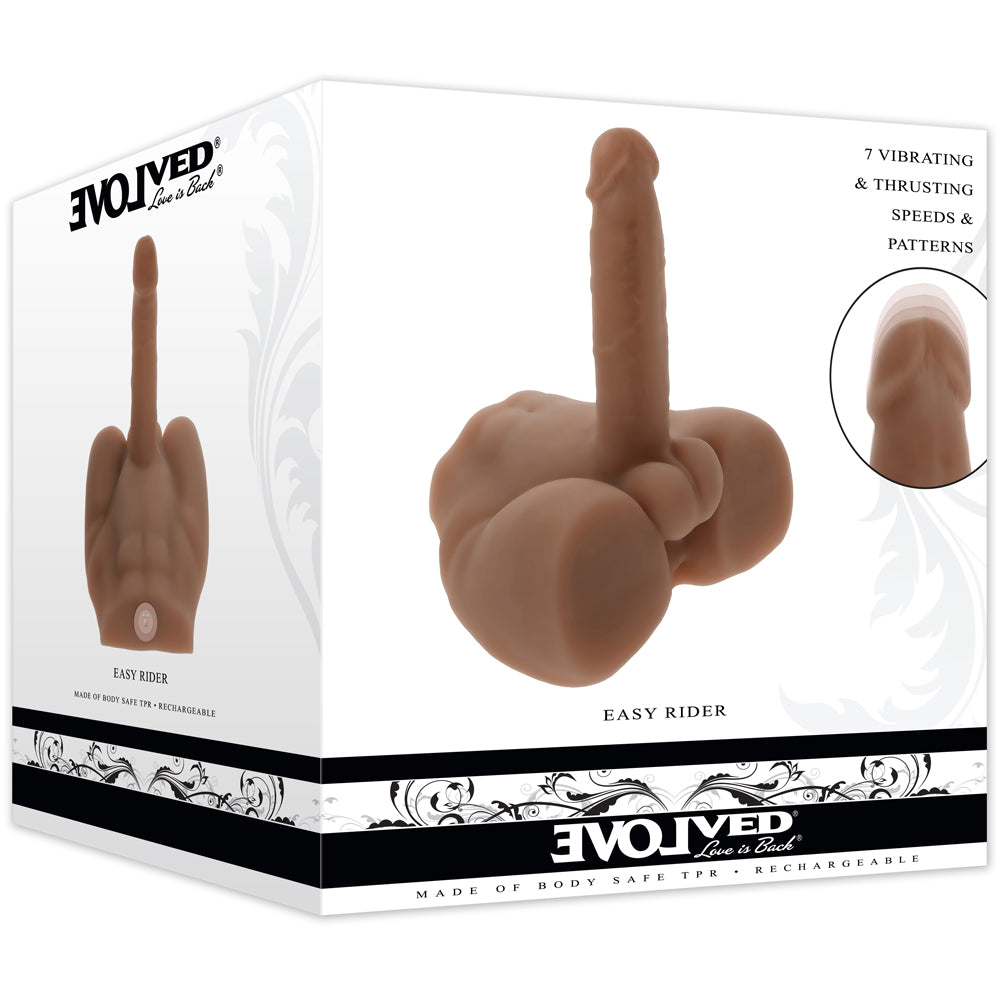 Easy Rider Dark β Rechargeable Textured Masturbator Sleeve for Intense Sensation