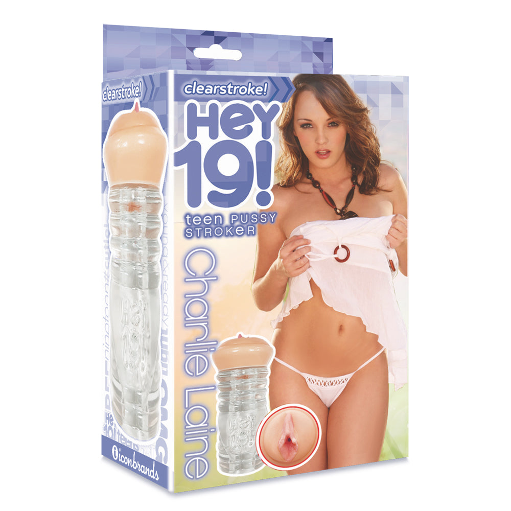 Hey 19! ClearStroke Art Print by Charlie Laine