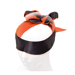The 9's Orange Is The New Black Satin Sash Reversible Blindfold/Restraint