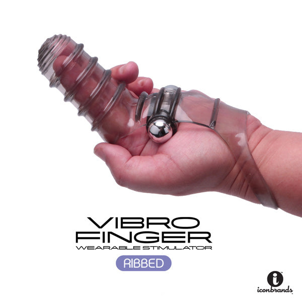 The 9's Vibrofinger Finger Massager Grey
