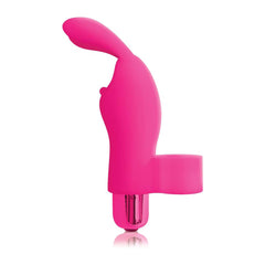 The 9's Flirt Finger Bunny Finger Vibrator Pink