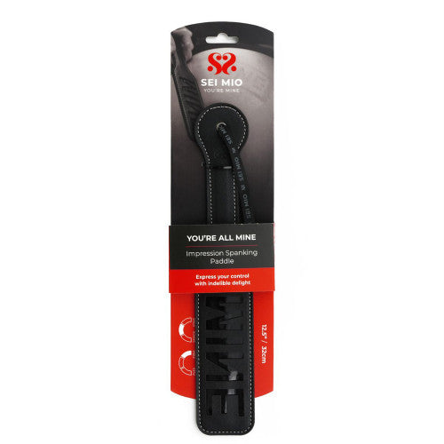 Sei Mio You're All Mine Paddle – Premium BDSM Paddle for Control and Discipline