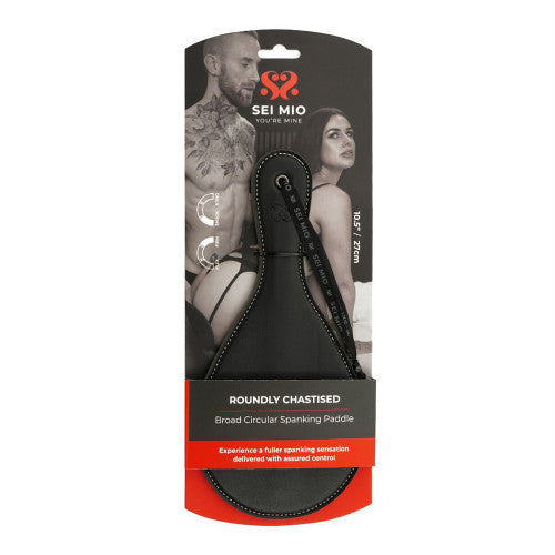 Sei Mio Roundly Chastised Paddle – Premium BDSM Paddle for Impact Play