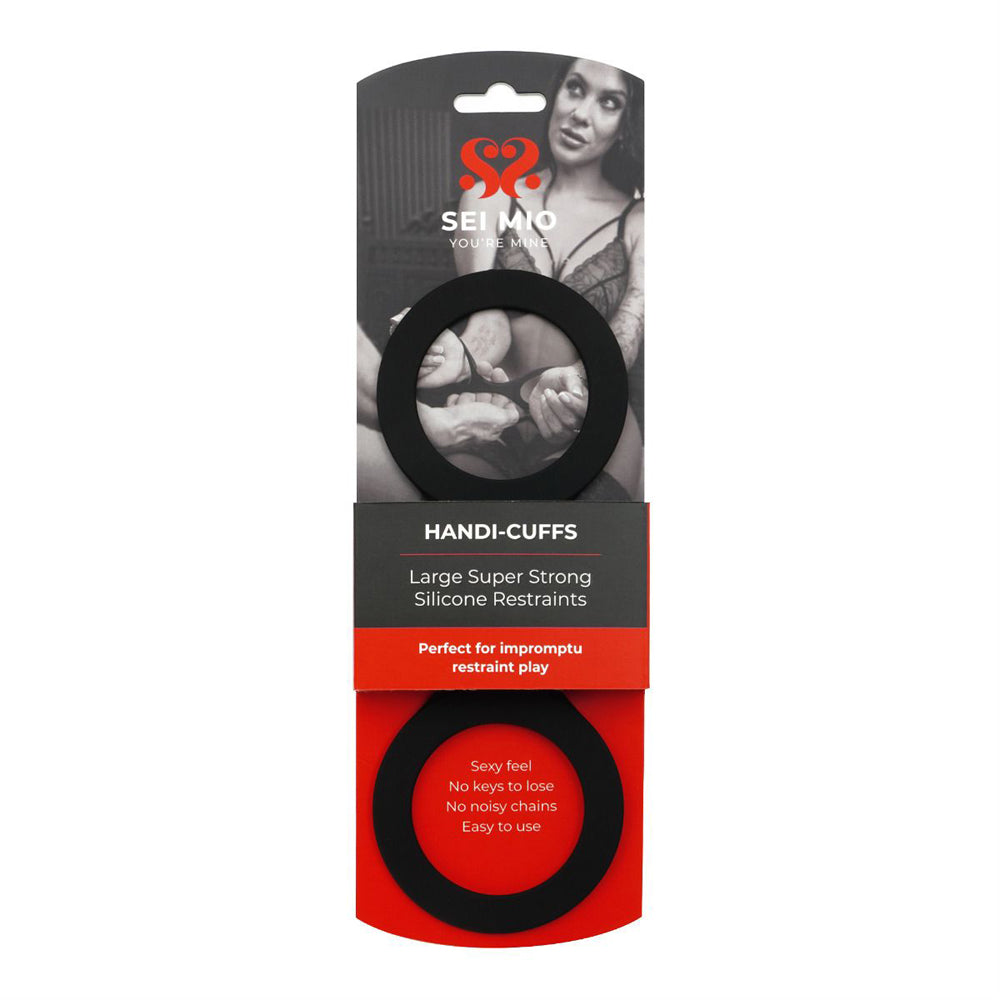 Sei Mio Handi-Cuffs Large Silicone Restraints