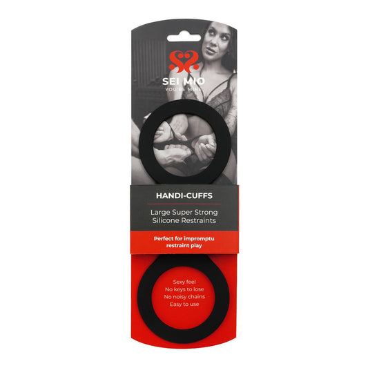 Sei Mio Handi-Cuffs Large Silicone Restraints