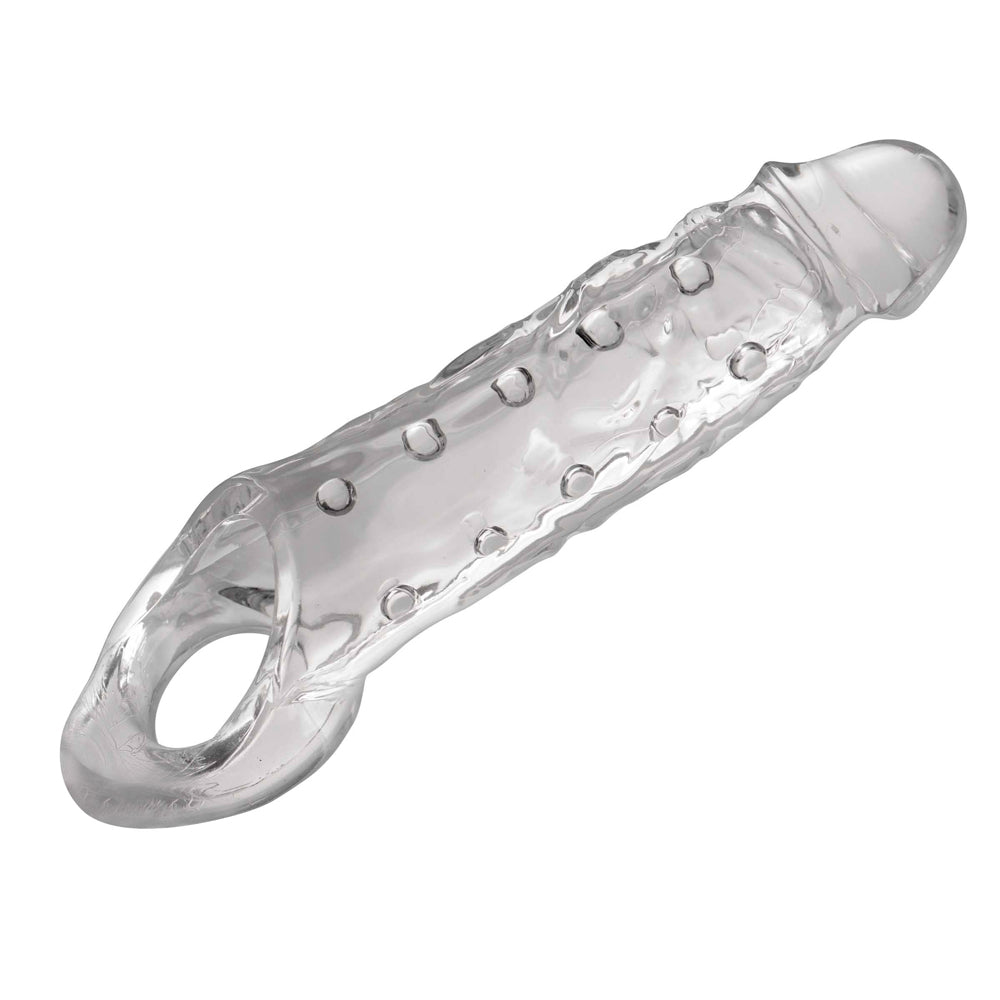 Size Matters Ample Penis Sleeve – Clear Sheath Enhancer for Enhanced Stimulation