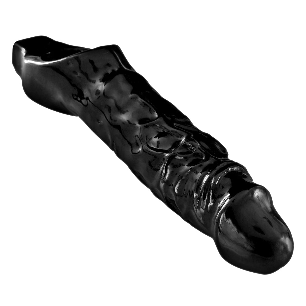 Masters Series Mamba Cock Sheath – Black – Male Sex Toy Accessory