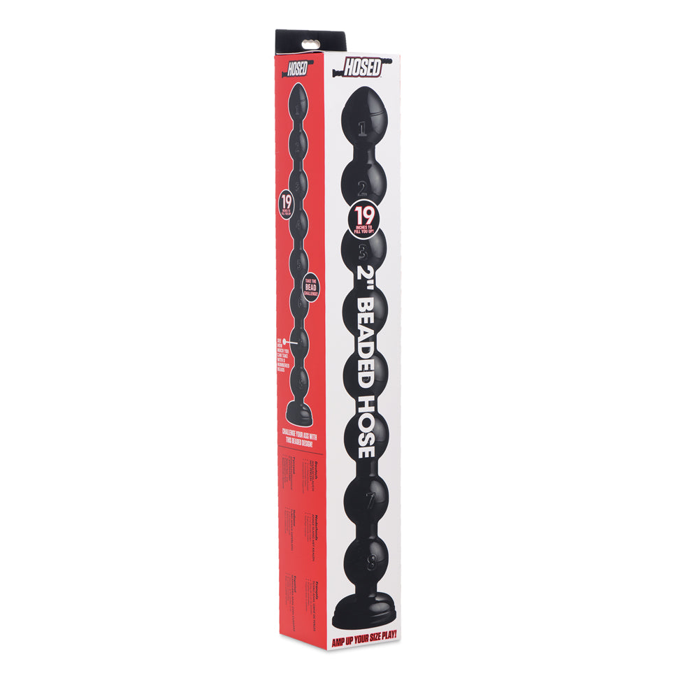 19-Inch Beaded Thick Anal Beads – Large Beaded Anal Toy, Flexible Anal Snake