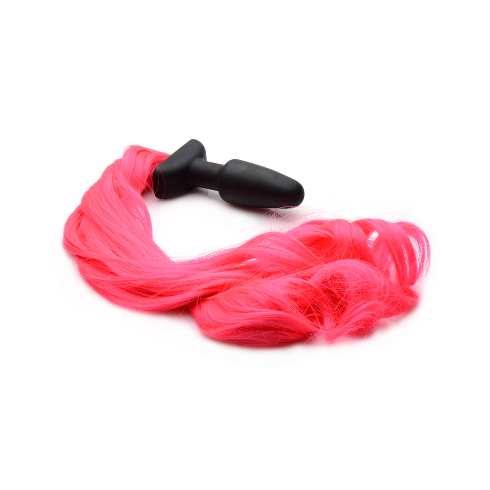 Anal Plug - Hot Pink Pony Tail by Tailz