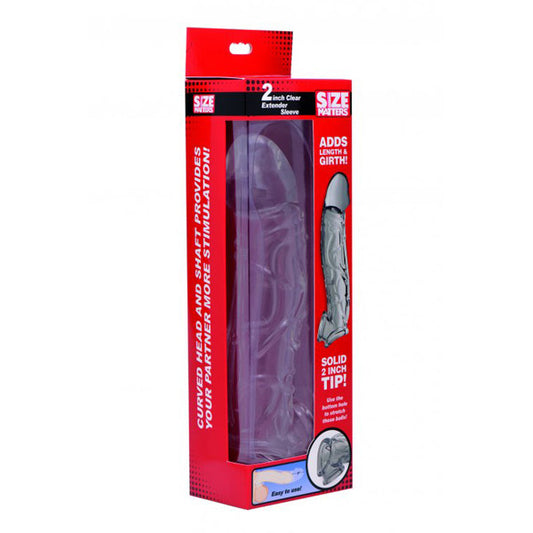 Size Matters 2-Inch Clear Extender Sleeve