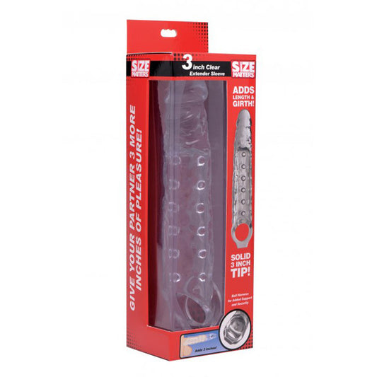 Size Matters 3-Inch Clear Extender Sleeve