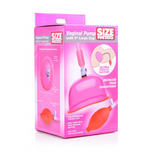 Size Matters 5-Inch Large-Cup Vaginal Pump – Pelvic Floor Exerciser & Sex Toy