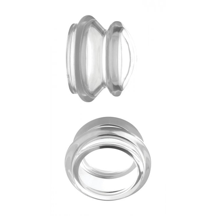 Master Series Clear Silicone Nipple Suckers - Large Plungers