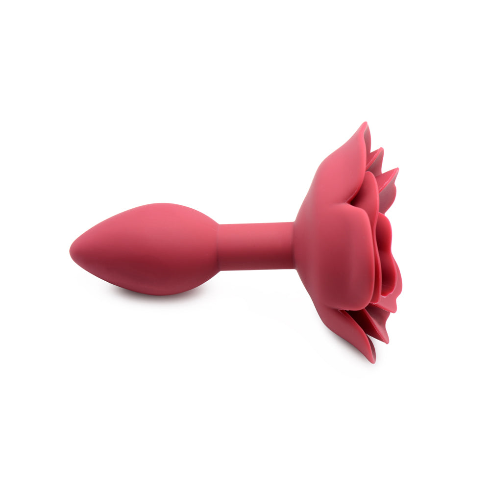 Master Series Booty Bloom Silicone Rose Anal Plug – Rose-Shaped Silicone Butt Plug for Anal Play
