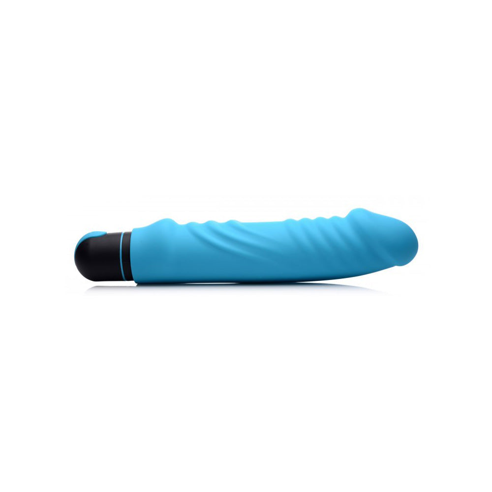 Bang! Xl Bullet & Ribbed Silicone Sleeve Blue