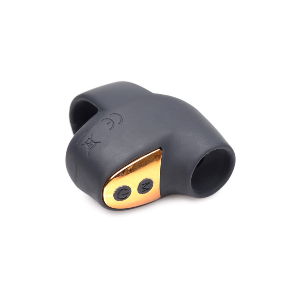 Shegasm Mini 12X Mini Silicone Clit Stimulator Black