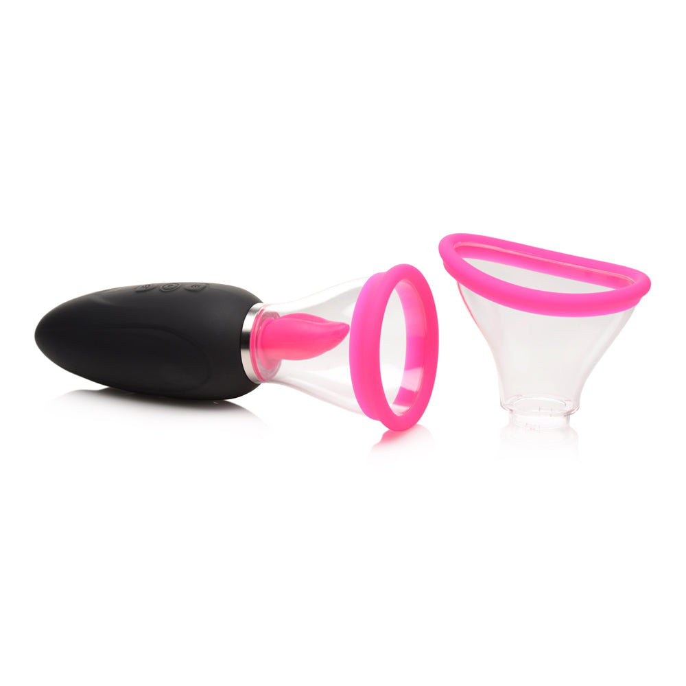 Lickgasm Mini 10x Silicone Licking and Suction Stimulator – Compact Oral Stimulation Device