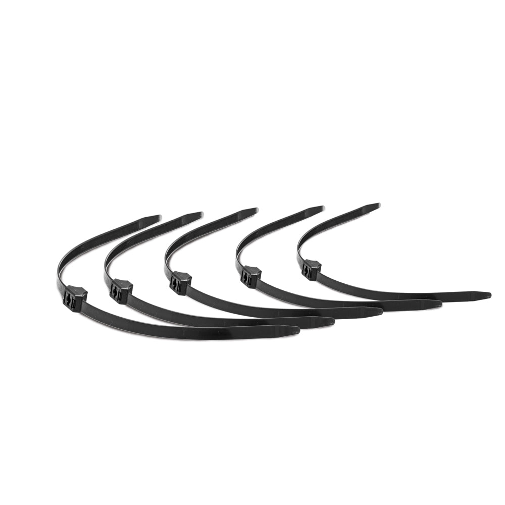 Master Series Misbehaved Black Zip Tie Police Cuffs 5 Pack