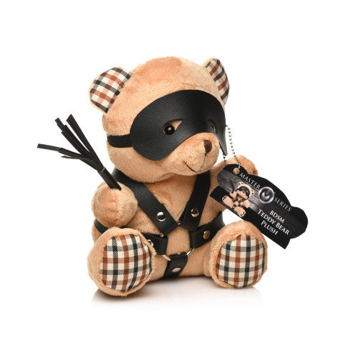 Master Series BDSM Teddy Bear Plush – A Soft and Edgy Companion for Your Kink Play