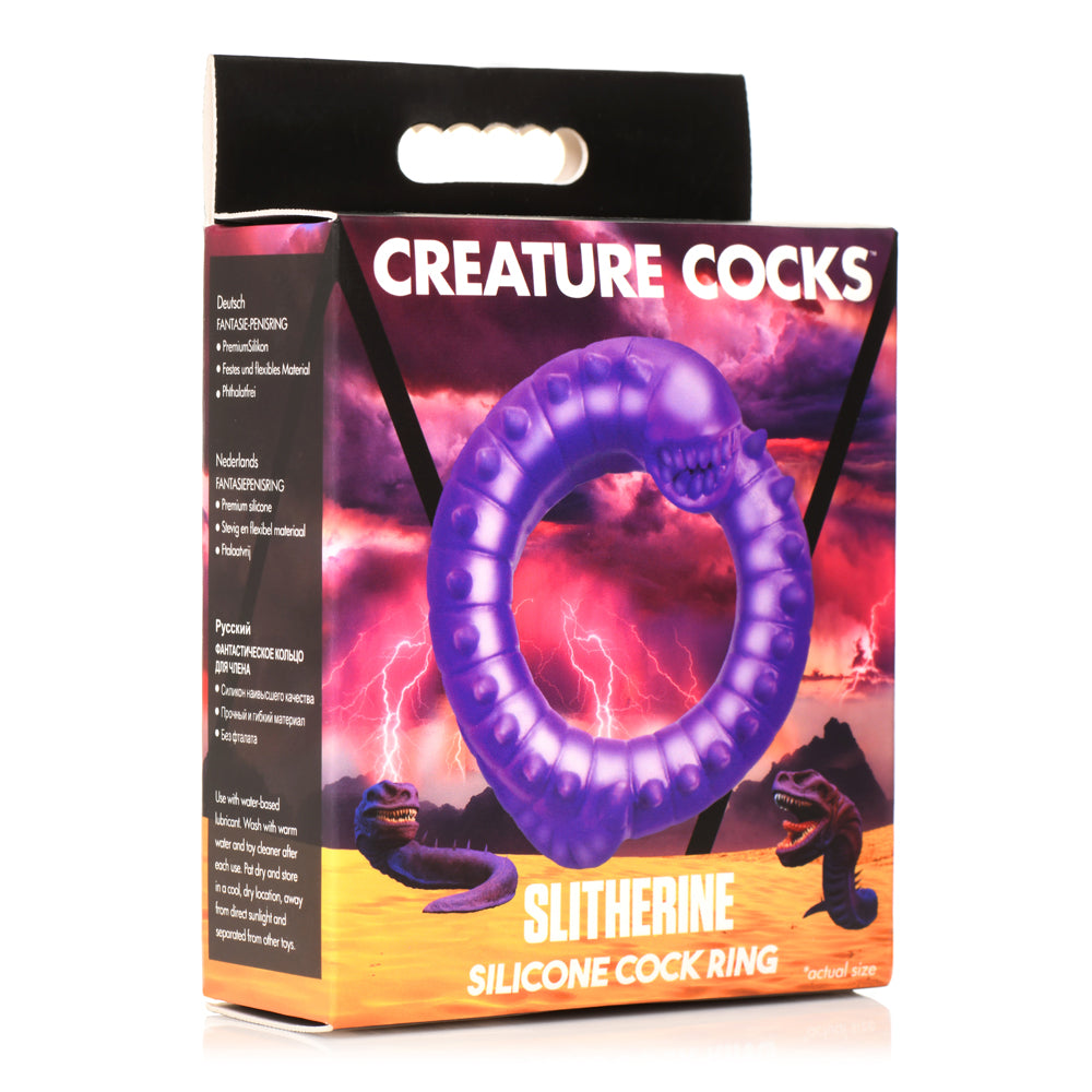 Creature Cocks Slitherine Silicone Cock Ring – Flexible Silicone Male Sex Toy