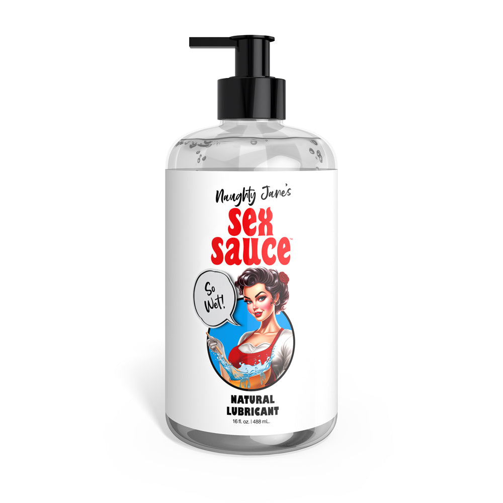 Naughty Jane's Sex Sauce Natural Lubricant 16 oz.