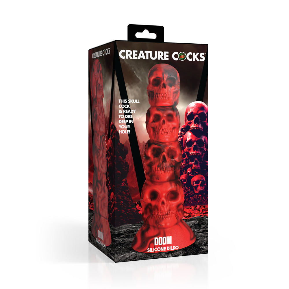 Creature Cocks Doom Silicone Dildo - Realistic Silicone Sex Toy for Adults, Flexible, Phthalate-Free