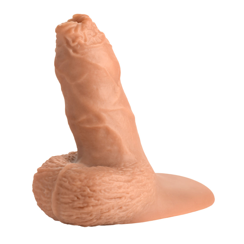 Strap U 5.1" Uncut Silicone Packer Dildo Medium