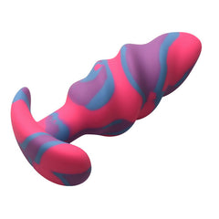 Creature Cocks Unicorn Swirl Silicone Butt Plug – Fantasy Anal Toy