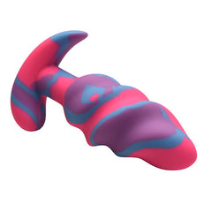 Creature Cocks Unicorn Swirl Silicone Butt Plug – Fantasy Anal Toy