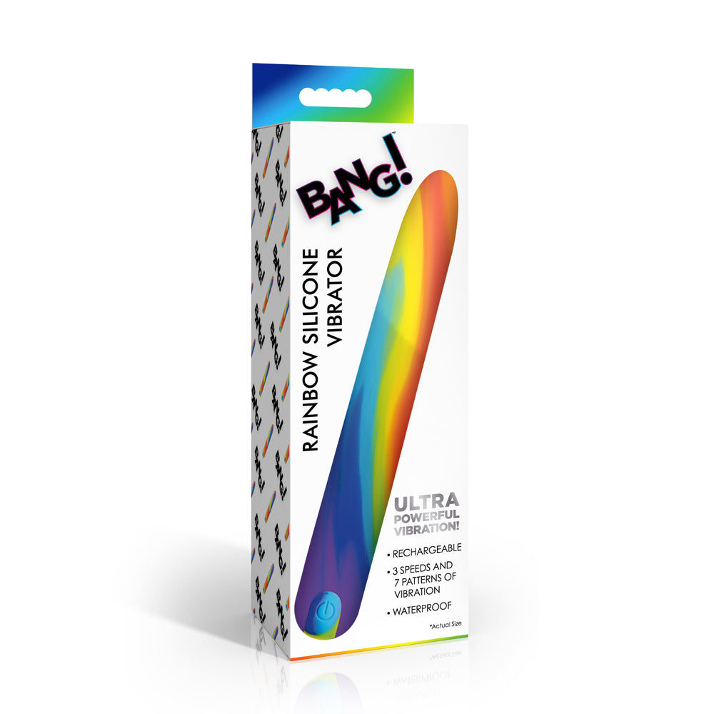 Bang! Rainbow Silicone Vibrator