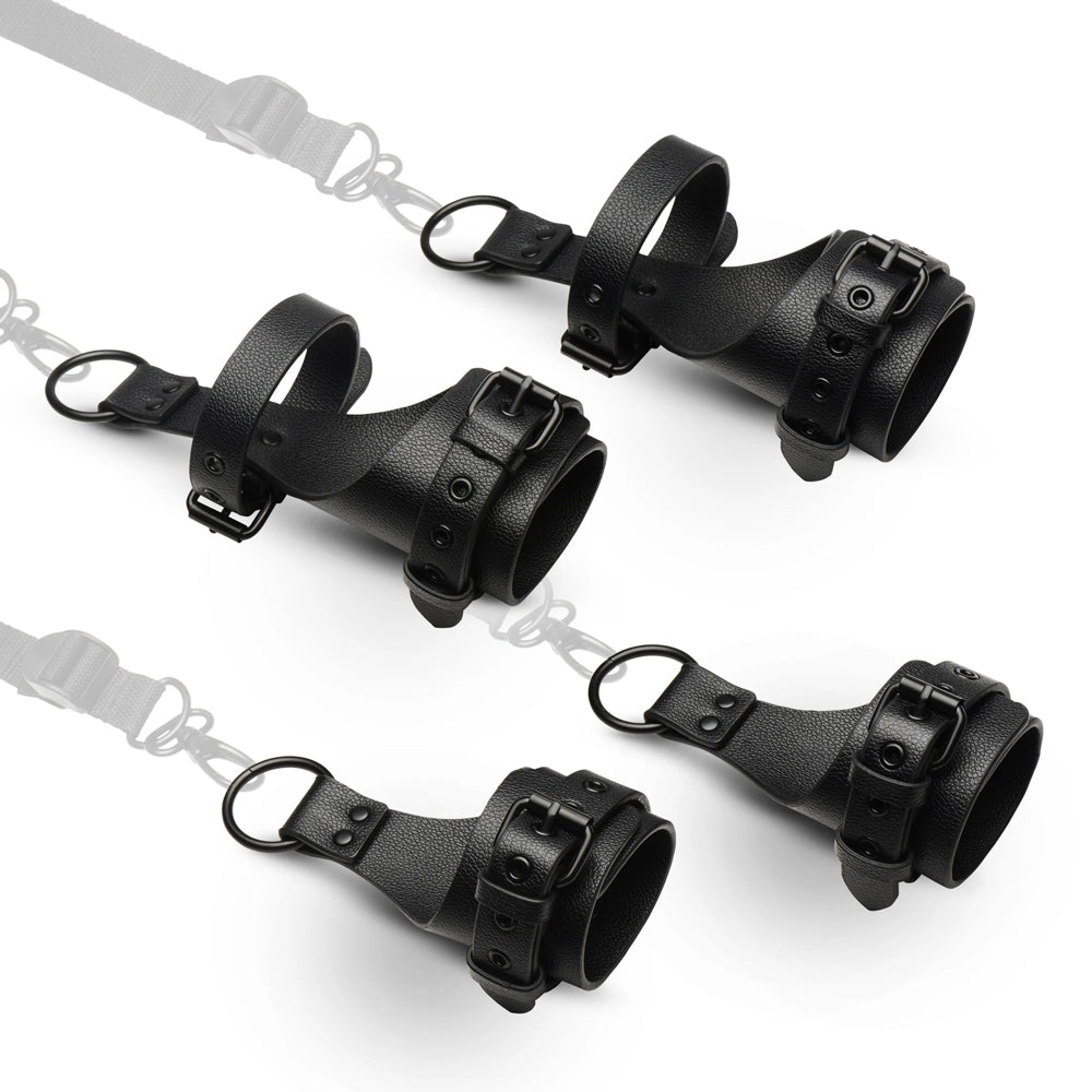 Master Series All-Access Bed Restraint Kit - Bondage Restraints for Bed
