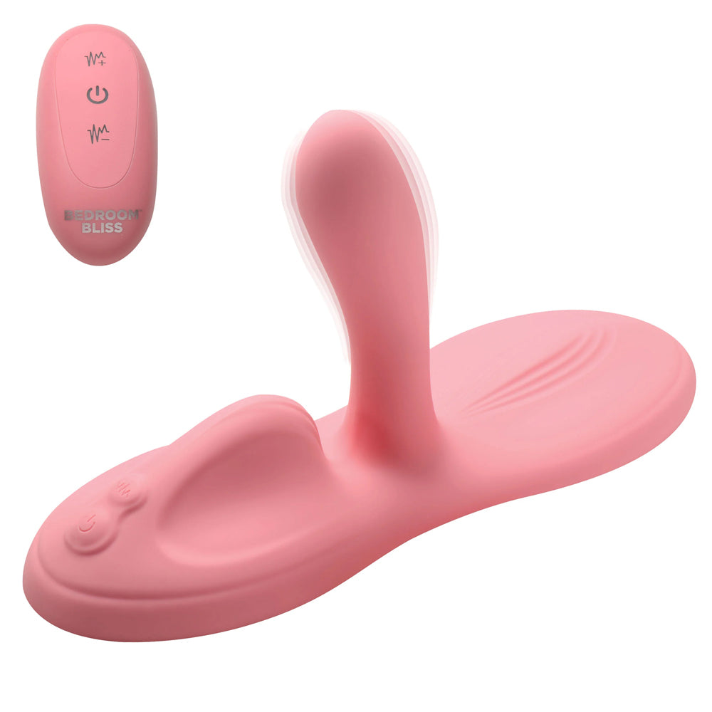 Bedroom Bliss Lover's Vibrating Silicone Grinder - Couples Sex Toy
