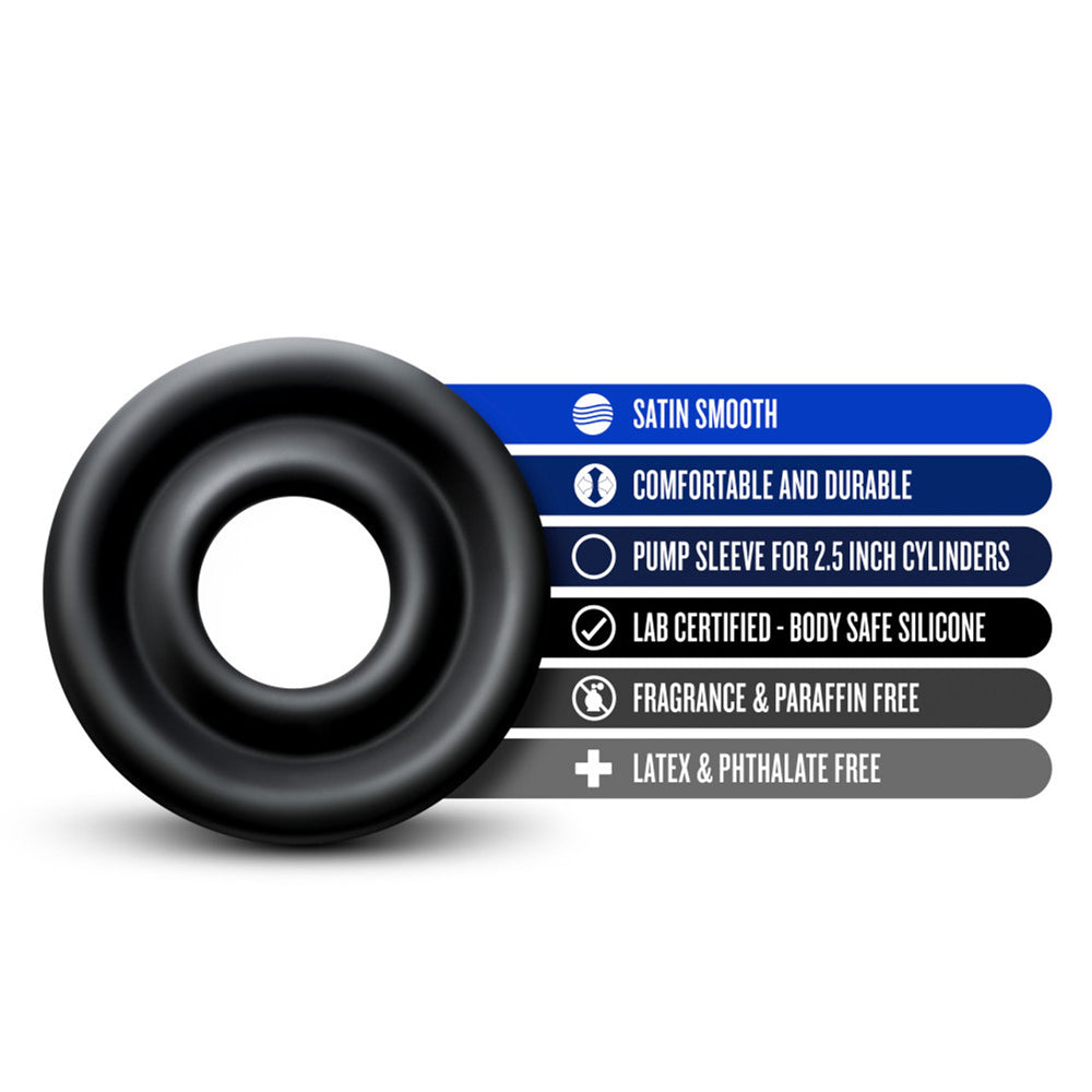 Large Black Silicone Pump Sleeve - Performance Pump Accessory