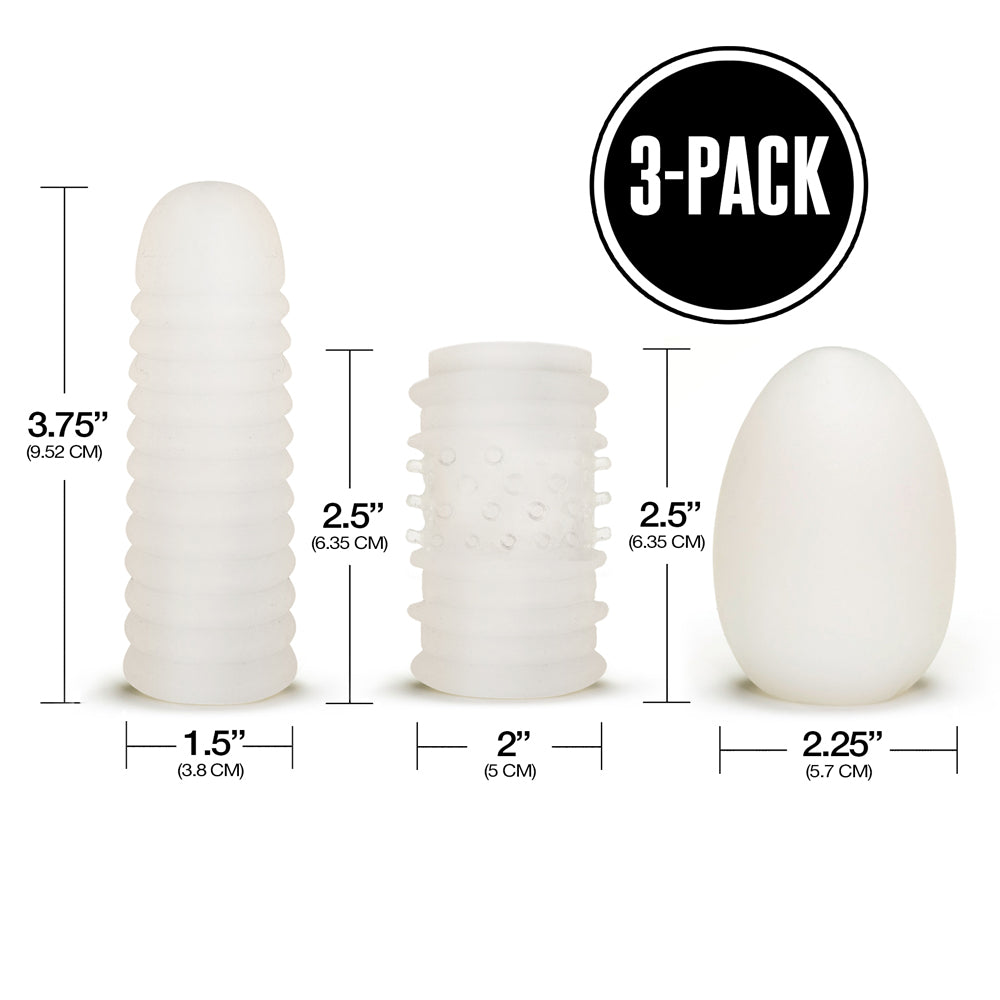 Happy Ending Rinse & Repeat Whack Pack Triple Play – Premium Adult Masturbation Toy Kit