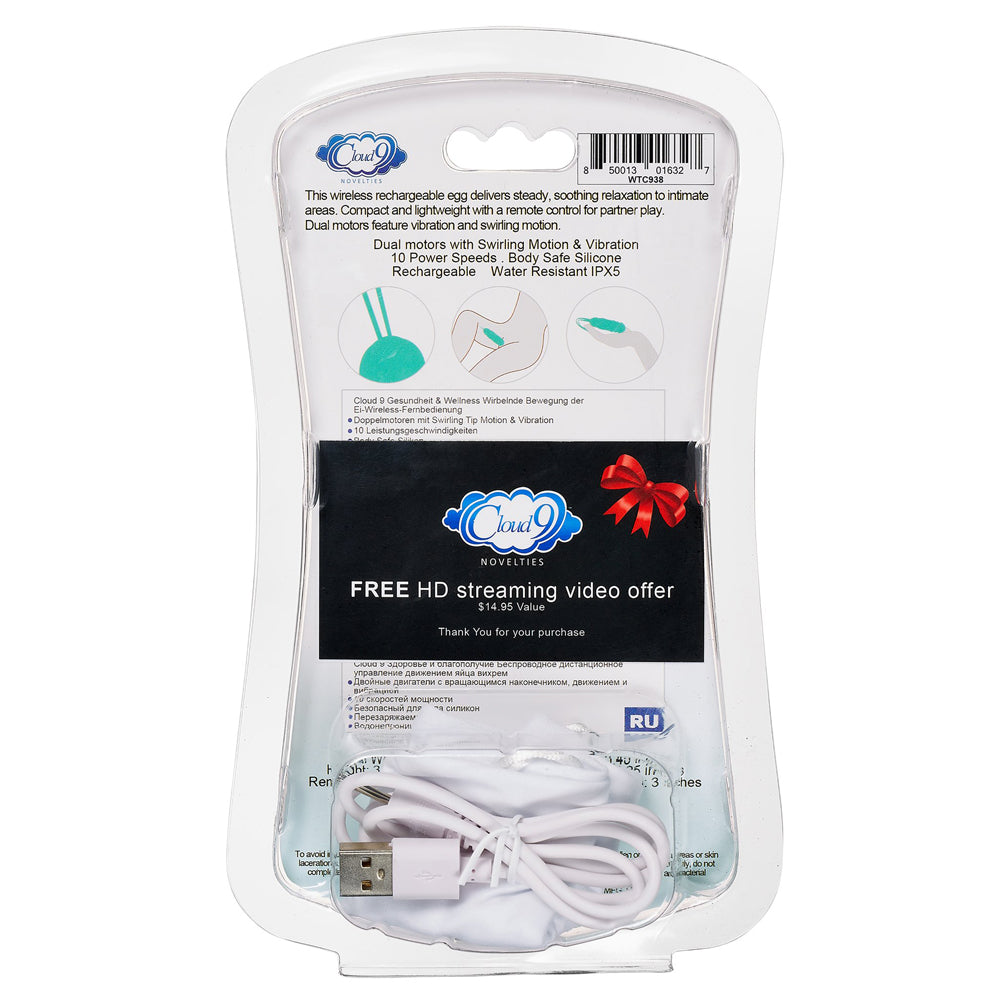Health & Wellness Wireless Remote Control Egg Swirling Motion
