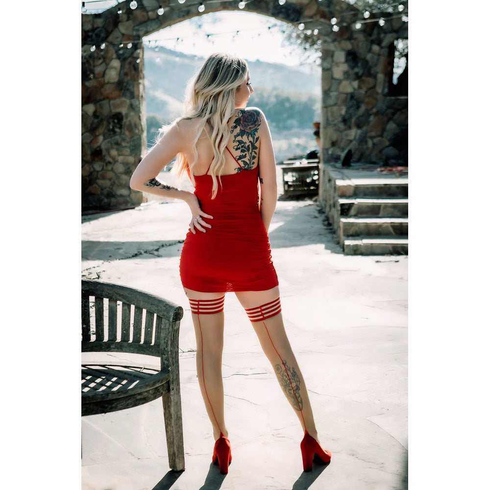 Whitney Nude Red Band Red Seam And Cuban Heel Size A