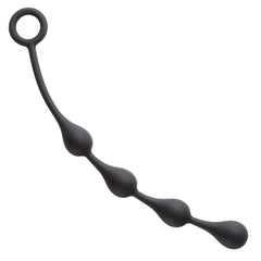 Cloud 9 Silicone Anal Teardrop Plug, Small, Black