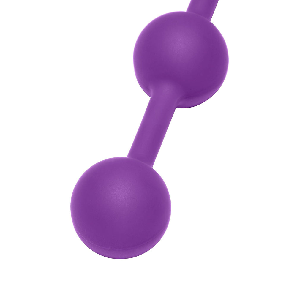 Cloud 9 Silicone Anal Beads – Small Plum, Body-Safe