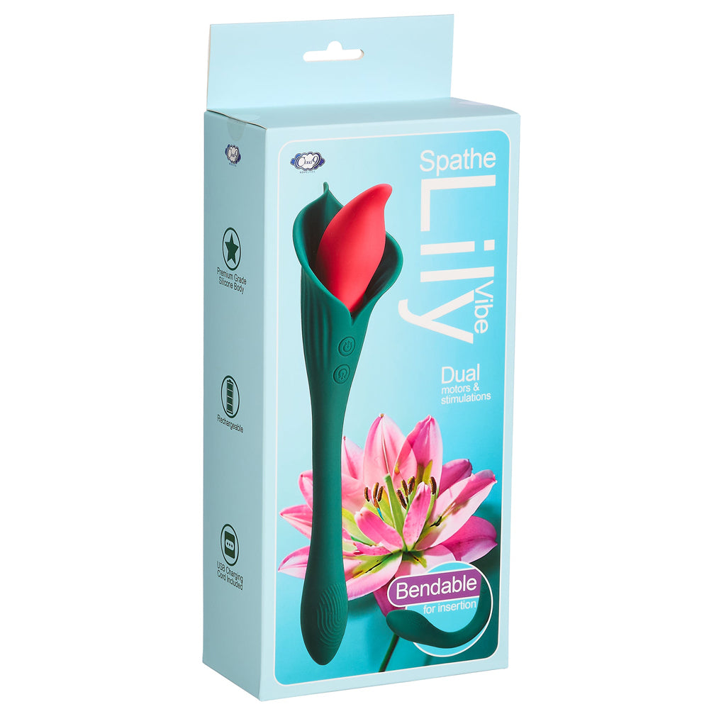 Cloud 9 Spathe Lily Vibe Two-Tone Green-Blue