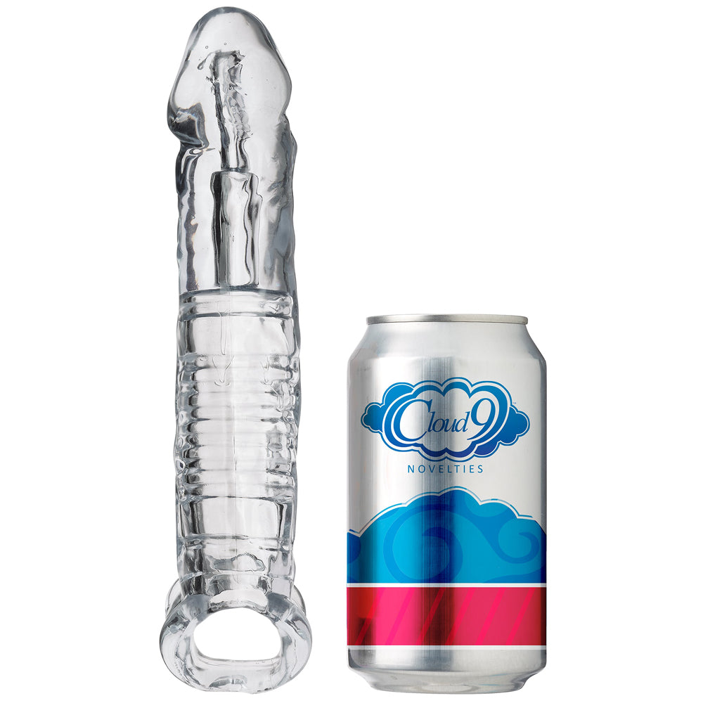 Cloud 9 Clear Penis Sleeve 7-1/4"